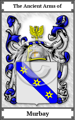 Murbay Family Crest Download (JPG) Book Plated - 600 DPI