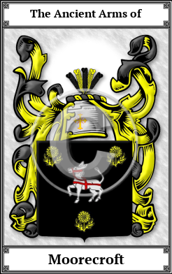 Moorecroft Family Crest Download (JPG)  Book Plated - 150 DPI
