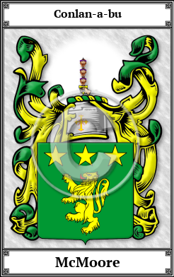 McMoore Family Crest Download (JPG) Book Plated - 600 DPI