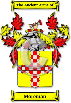 Moreman Family Crest Download (jpg) Legacy Series - 150 DPI