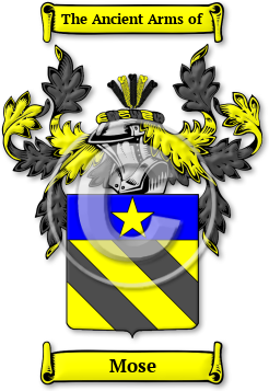 Mose Family Crest Download (JPG) Legacy Series - 300 DPI