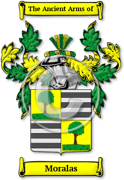 Moralas Family Crest Download (jpg) Legacy Series - 150 DPI