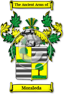 Moraleda Family Crest Download (jpg) Legacy Series - 150 DPI