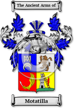 Motatilla Family Crest Download (jpg) Legacy Series - 150 DPI