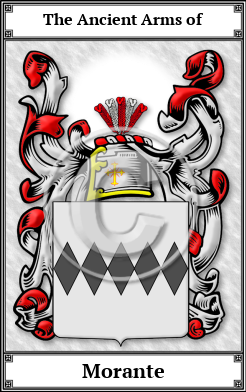 Morante Family Crest Download (JPG)  Book Plated - 150 DPI