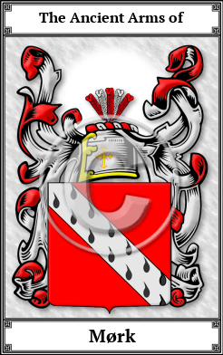 Mørk Family Crest Download (JPG)  Book Plated - 150 DPI