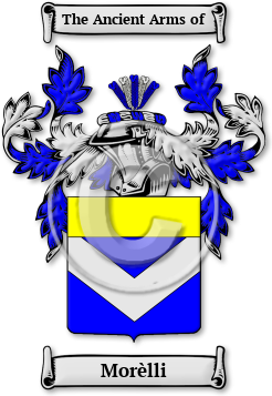 Morèlli Family Crest Download (jpg) Legacy Series - 150 DPI
