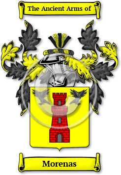 Morenas Family Crest Download (jpg) Legacy Series - 150 DPI