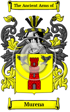 Murena Family Crest Download (JPG) Heritage Series - 600 DPI