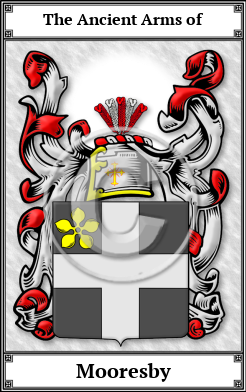 Mooresby Family Crest Download (JPG)  Book Plated - 150 DPI