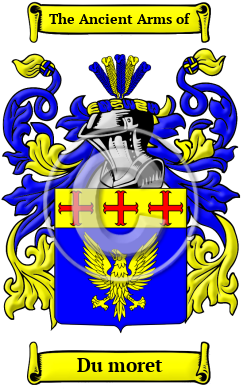 Du moret Family Crest/Coat of Arms
