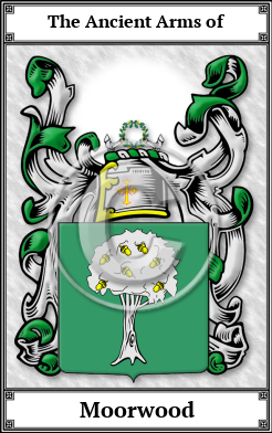 Moorwood Family Crest Download (JPG)  Book Plated - 150 DPI