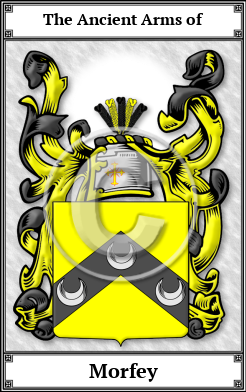 Morfey Family Crest Download (JPG)  Book Plated - 150 DPI