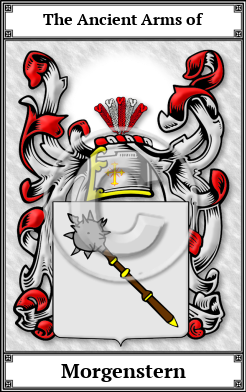 Morgenstern Family Crest Download (JPG)  Book Plated - 150 DPI