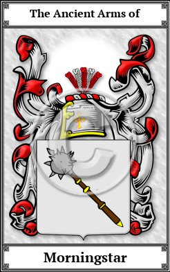 Morningstar Family Crest Download (JPG)  Book Plated - 150 DPI