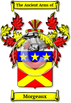 Morgeaux Family Crest Download (JPG) Legacy Series - 600 DPI