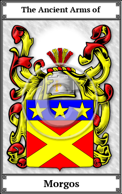 Morgos Family Crest Download (JPG)  Book Plated - 150 DPI