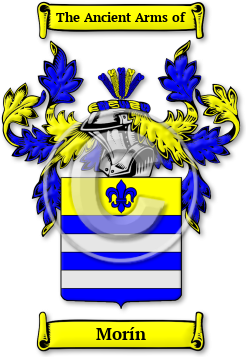 Morín Family Crest Download (jpg) Legacy Series - 150 DPI