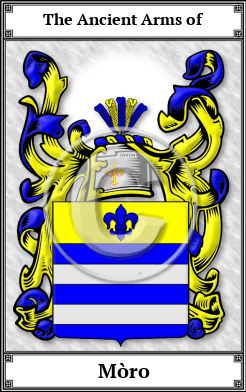 Mòro Family Crest Download (JPG) Book Plated - 600 DPI