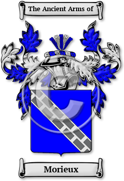 Morieux Family Crest Download (jpg) Legacy Series - 150 DPI