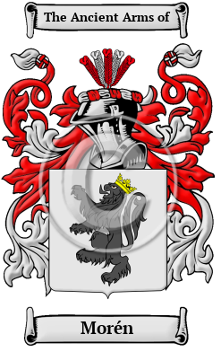Morén Family Crest/Coat of Arms