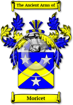 Moricet Family Crest Download (jpg) Legacy Series - 150 DPI