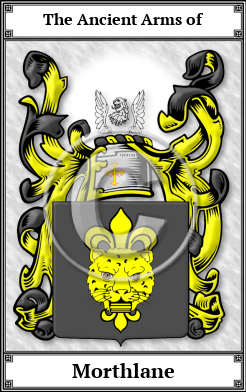 Morthlane Family Crest Download (JPG)  Book Plated - 150 DPI