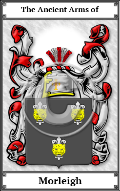 Morleigh Family Crest Download (JPG)  Book Plated - 150 DPI