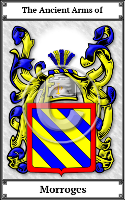Morroges Family Crest Download (JPG)  Book Plated - 150 DPI