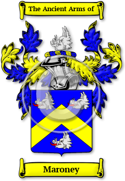 Maroney Family Crest Download (JPG) Legacy Series - 300 DPI