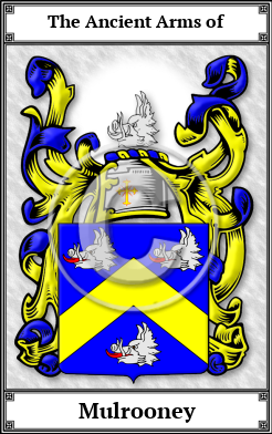 Mulrooney Family Crest Download (JPG)  Book Plated - 150 DPI