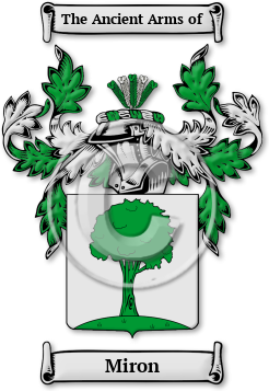 Miron Family Crest Download (JPG) Legacy Series - 300 DPI