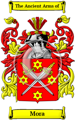 Mora Family Crest Download (JPG) Heritage Series - 600 DPI