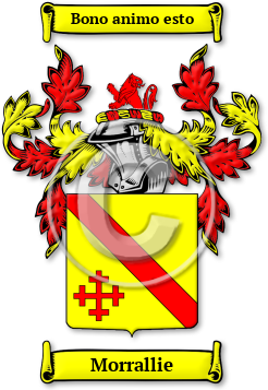 Morrallie Family Crest Download (jpg) Legacy Series - 150 DPI
