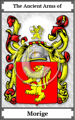 Morige Family Crest Download (JPG) Book Plated - 600 DPI