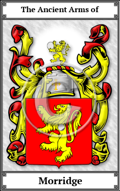 Morridge Family Crest Download (JPG)  Book Plated - 150 DPI