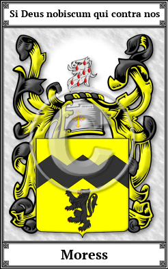 Moress Family Crest Download (JPG)  Book Plated - 150 DPI