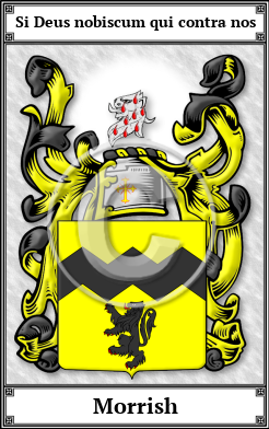 Morrish Family Crest Download (JPG)  Book Plated - 150 DPI