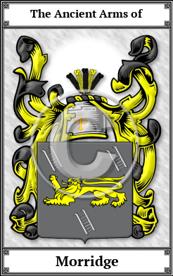 Morridge Family Crest Download (JPG) Book Plated - 600 DPI