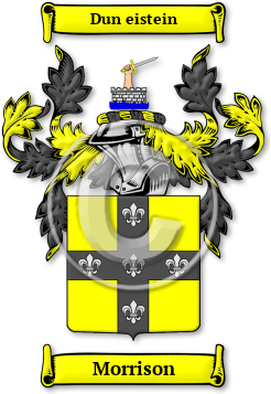 Morrison Family Crest Download (jpg) Legacy Series - 150 DPI