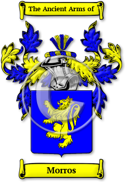 Morros Family Crest Download (jpg) Legacy Series - 150 DPI