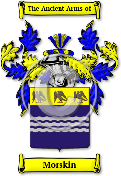 Morskin Family Crest Download (jpg) Legacy Series - 150 DPI