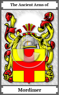 Mordimer Family Crest Download (JPG)  Book Plated - 150 DPI