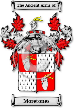 Moretones Family Crest Download (jpg) Legacy Series - 150 DPI