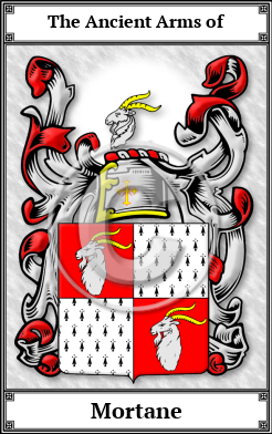 Mortane Family Crest Download (JPG)  Book Plated - 150 DPI