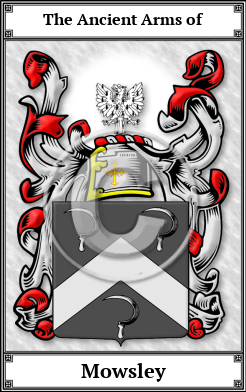 Mowsley Family Crest Download (JPG) Book Plated - 600 DPI