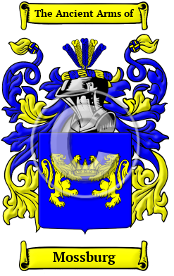 Mossburg Family Crest Download (JPG) Heritage Series - 300 DPI