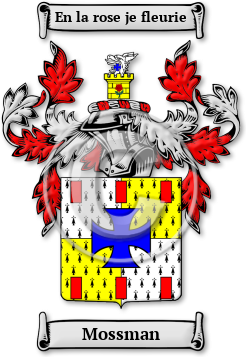 Mossman Family Crest Download (jpg) Legacy Series - 150 DPI