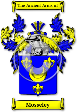 Mosseley Family Crest Download (jpg) Legacy Series - 150 DPI