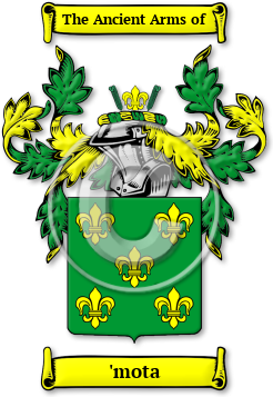 'mota Family Crest Download (jpg) Legacy Series - 150 DPI